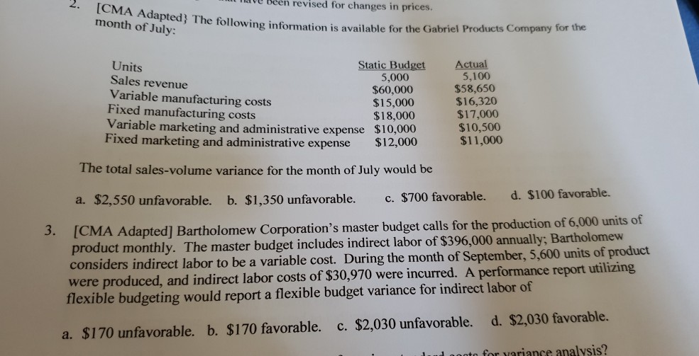 how to do number 2 and 3 ? 2. ave Been