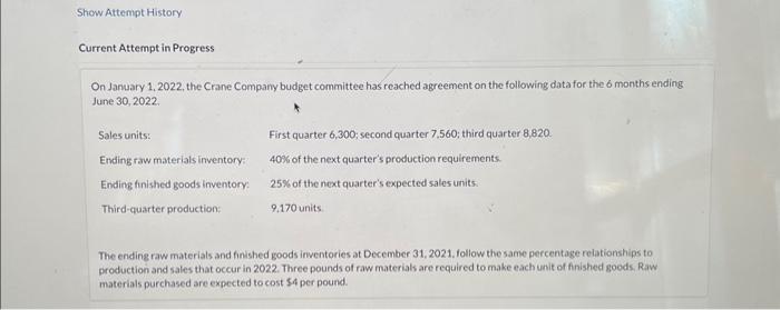 JUST NEED HELP WITH LAST PART! Current Attempt in Progress On January