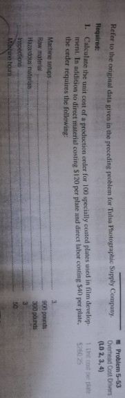 please provide me solution Refer to the oniginal data given in