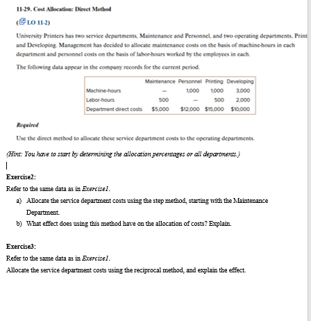 please with step i could not understand it 11-29. Cest Mllocation: Direct