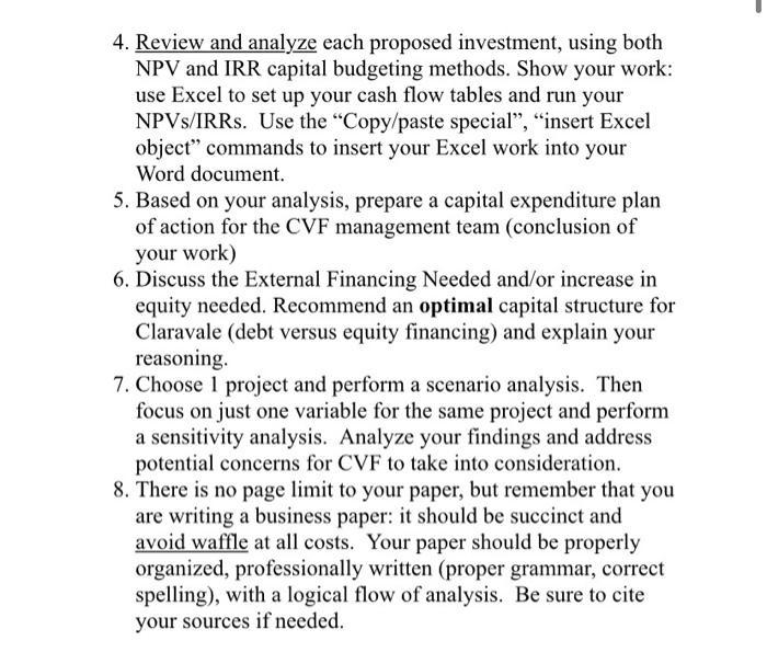 Case Study should begin with an Executive Summary on page 1 (paragraph).