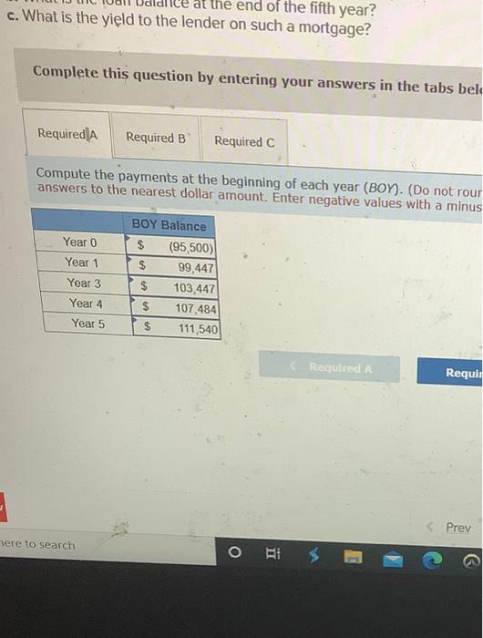 please A price level adjusted mortgage (PLAM) is made with the following