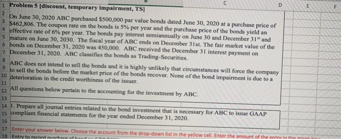  D E F 3 4 8 1 Problem 5 [discount, temporary