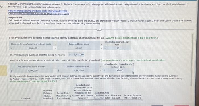 indirect-cost pook manulacturing overhead costs. Yew the manufacturing anediegy ceats information far