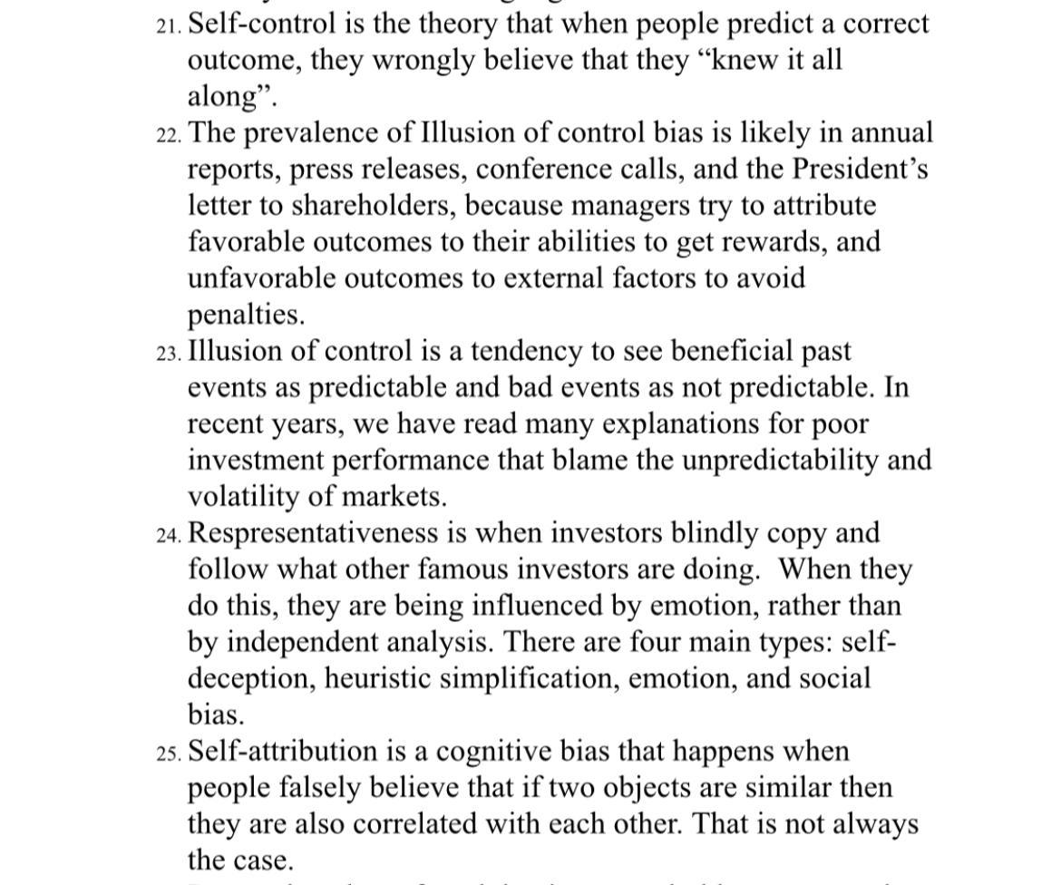21. Self-control is the theory that when people predict a correct