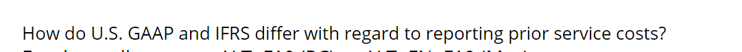 How do U.S. GAAP and IFRS differ with regard to reporting