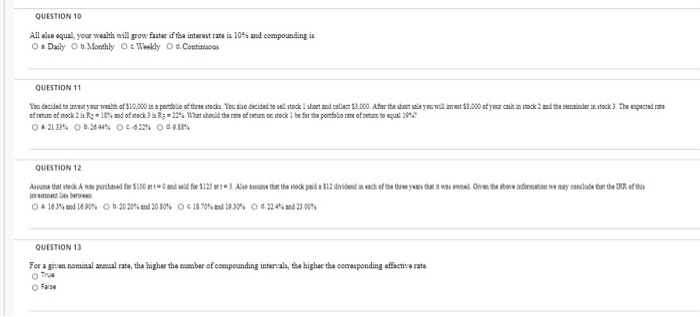 Just the answer is fine, will thumbs up QUESTION 10 All else