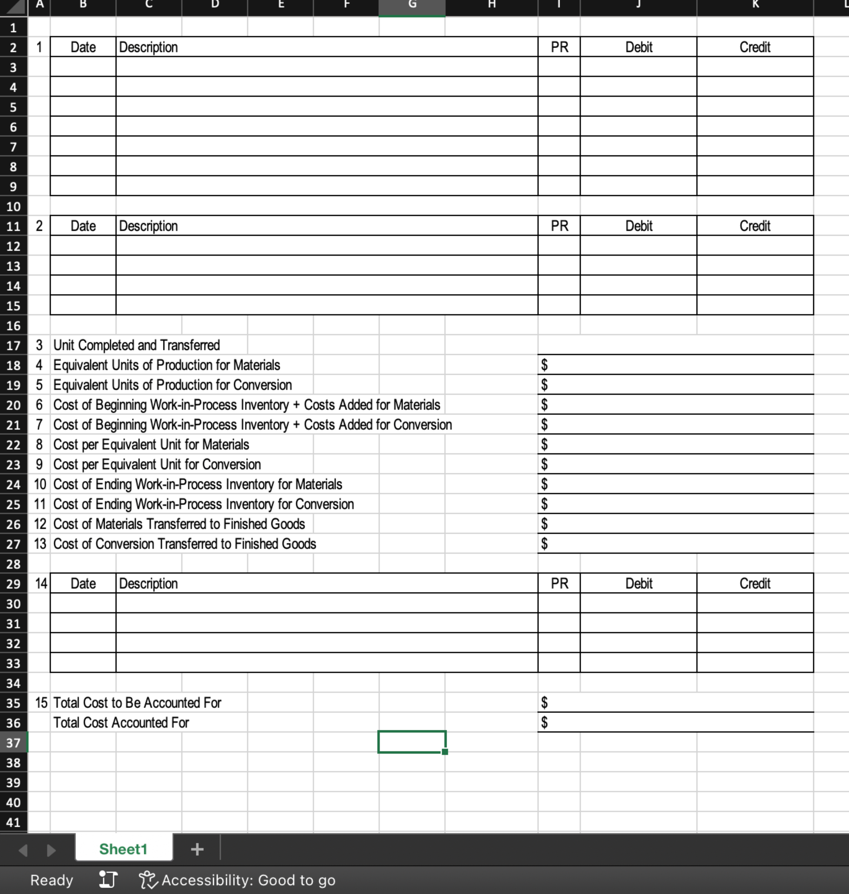  1 Chapter 4: Applying Excel 2 3 Data 4 Beginning work
