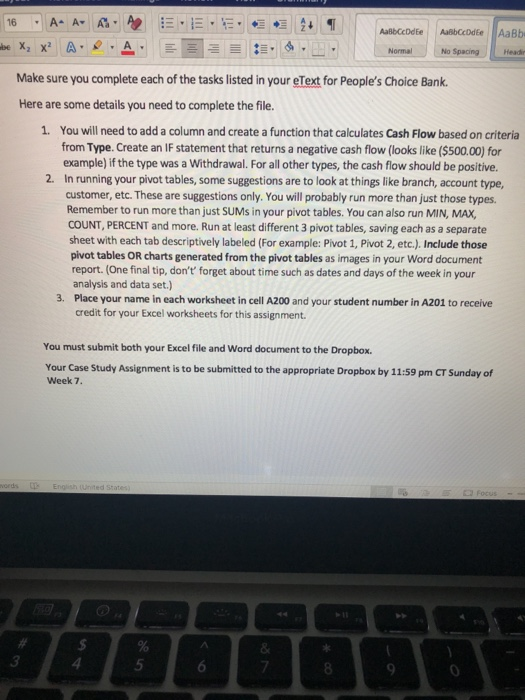 the Amount column represents a positive cash inflow or a negative cash
