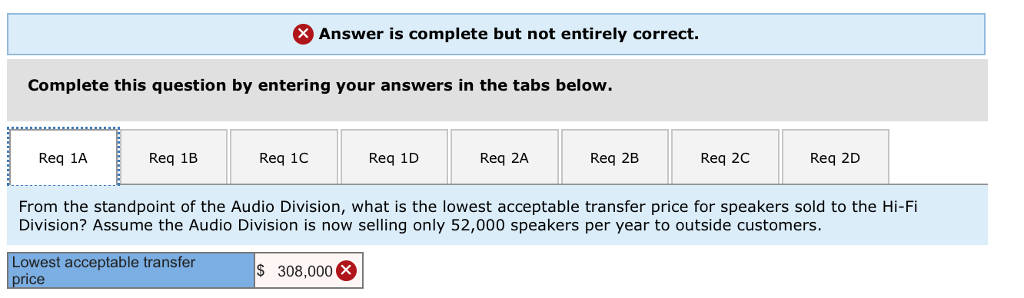 Company's Audio Division produces a speaker that is used by manufacturers of