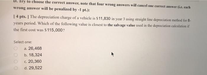 Investment ROR Alternative versus DN A B c D E A S-25,000
