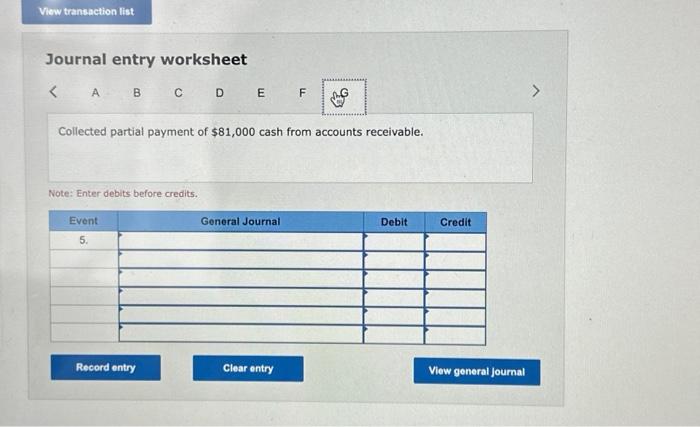 End. Bal. & & & \\ \hline \end{tabular} Required information [The following
