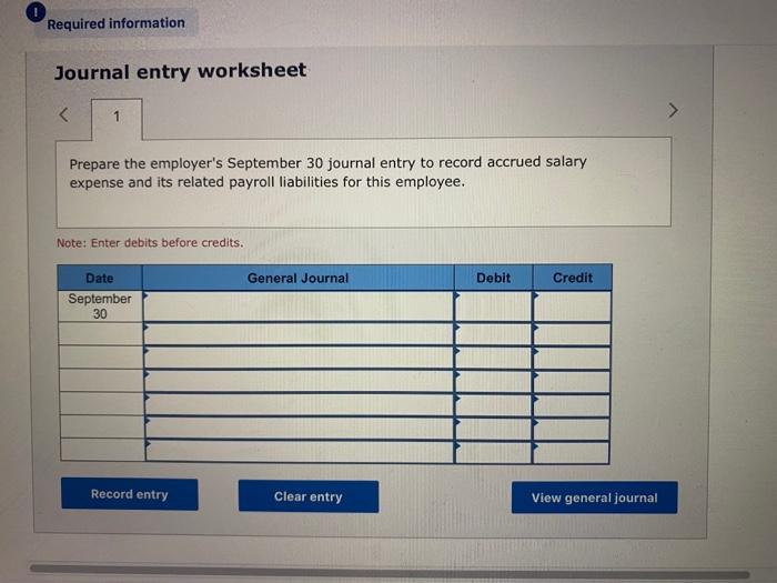 the following information for the Exercises below. (Algo) [The following information applies