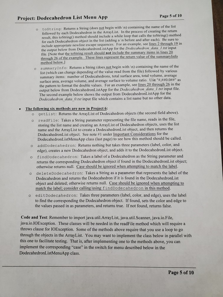 Your project files should be submitted to Web.CAT by the due date