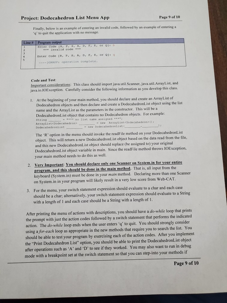 skeleton code assignment since it is ungraded for this project). The files