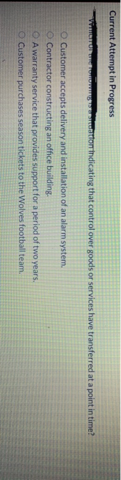  Current Attempt in Progress VICTORIOS moration indicating that control over goods