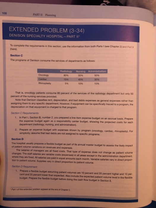  I need help with parts C, D, and E 108 PART