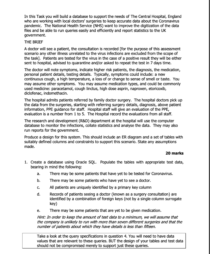 that is all that was given In this Task you will