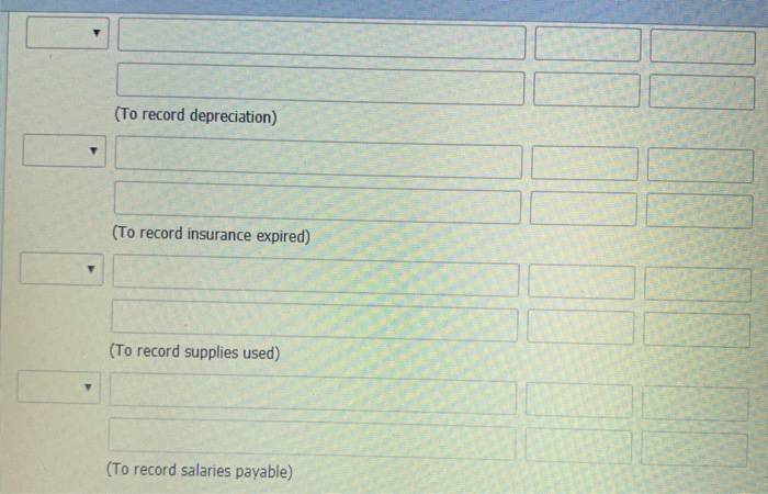 cleaning supplies. 20 Paid $2,400 cash for employee salaries. 21 Collected $3,300