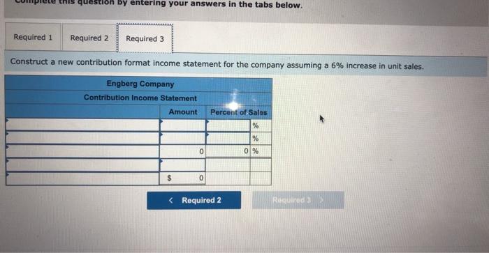 1. What is the company's degree of operating leverage? 2. Using the