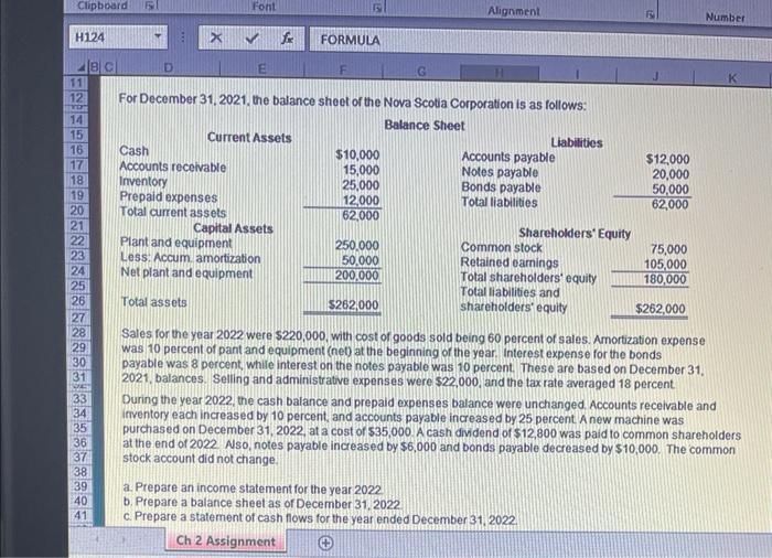 Could you help me how to figure out the statement of cash