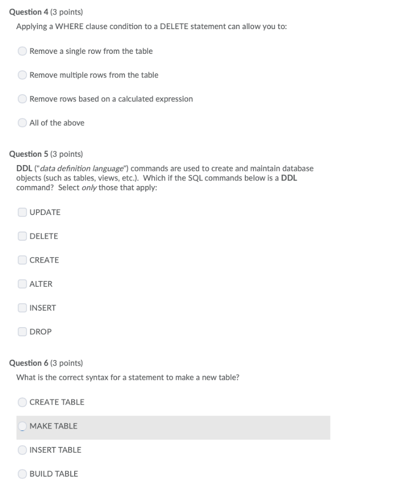 if you omit the list of columns into which the data will