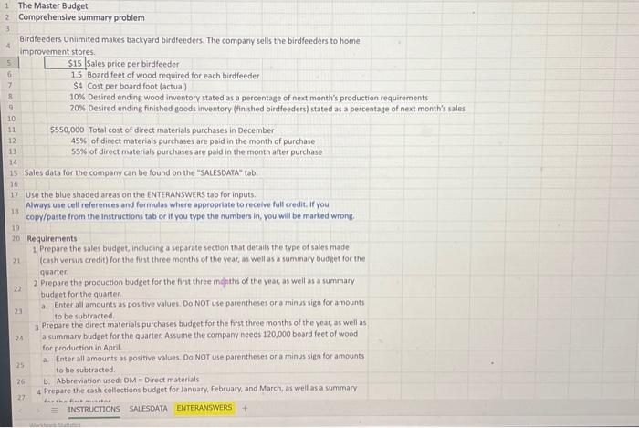 credit. If you copy/paste from the instructions tab or if you type