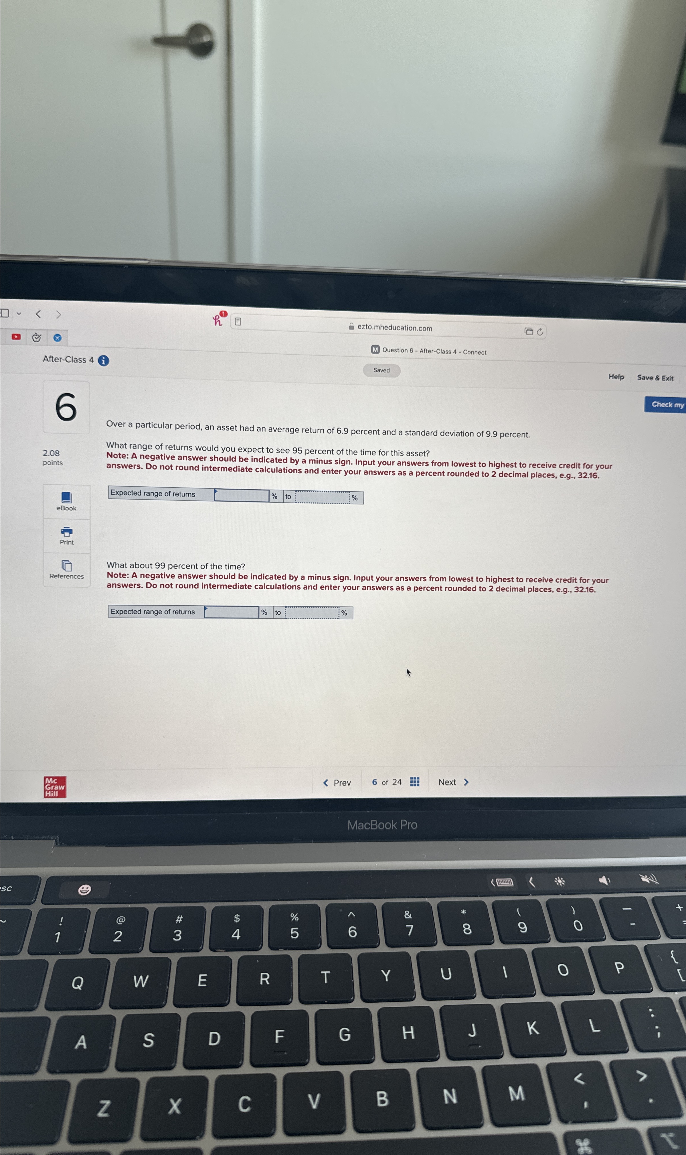  After-Class 4 Question 6- After-Class 4- Connect Saved Help Save &