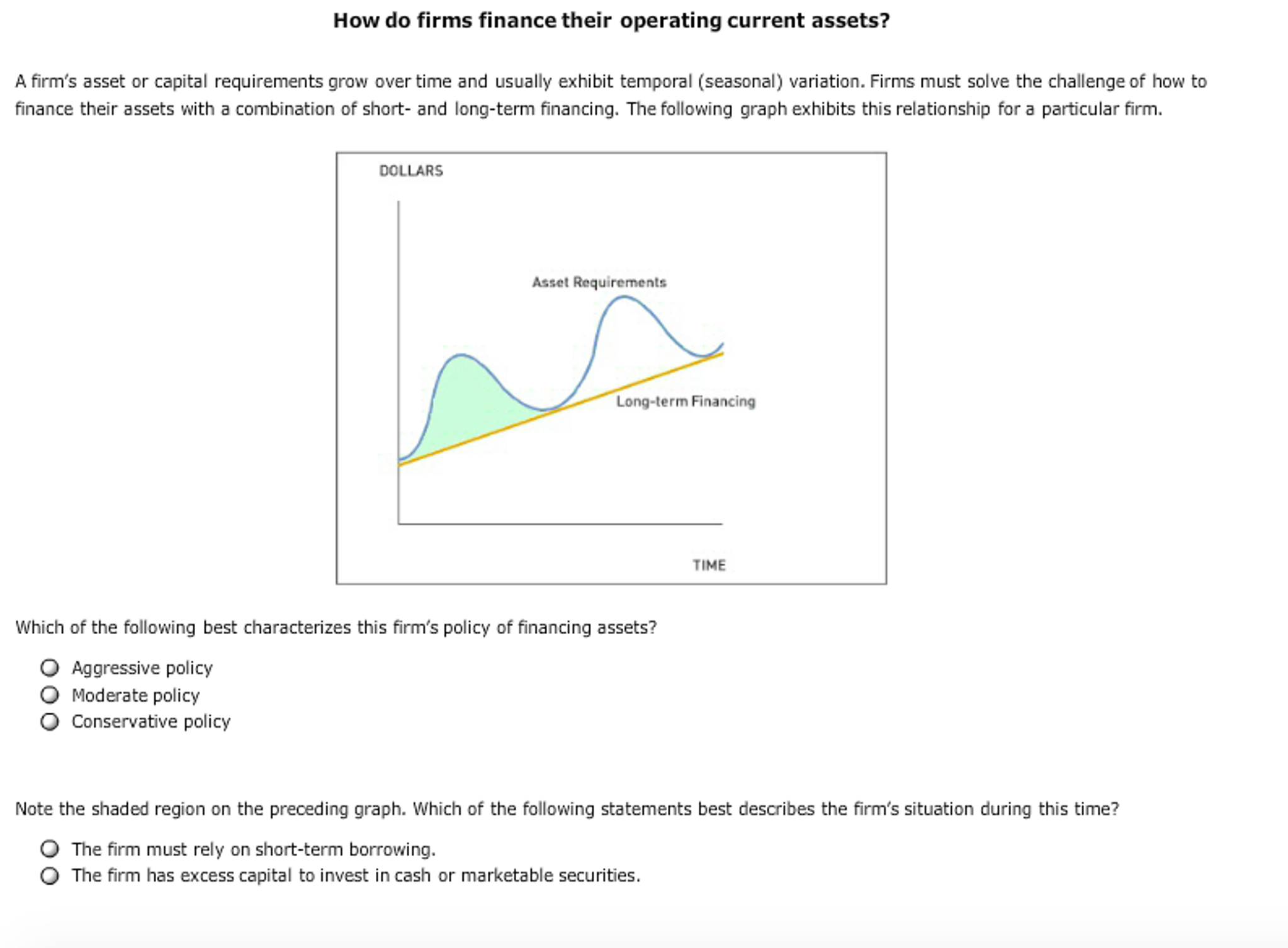  how do firms finance their operating current assets? How do firms