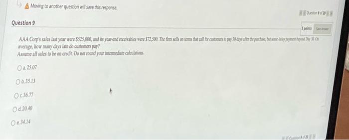  average, how many days late do customes pay? Assune all sales