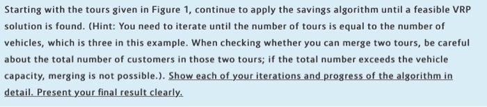 The following distance matrix corresponding to the depot and the customer locations