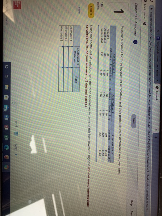 y mcgrawhillconnect.com - Yahoo X Connect ezto.mheducation.com/ext/map/index.html?_con-con&external_browser=0&launchUn=https%25 3 Cisco Finesse 52Fnewconnect.mheducation.com%252Fe/acti...