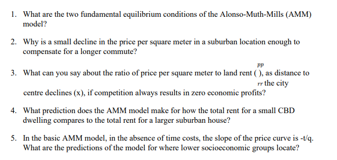 1 mark for each question 1. What are the two fundamental equilibrium