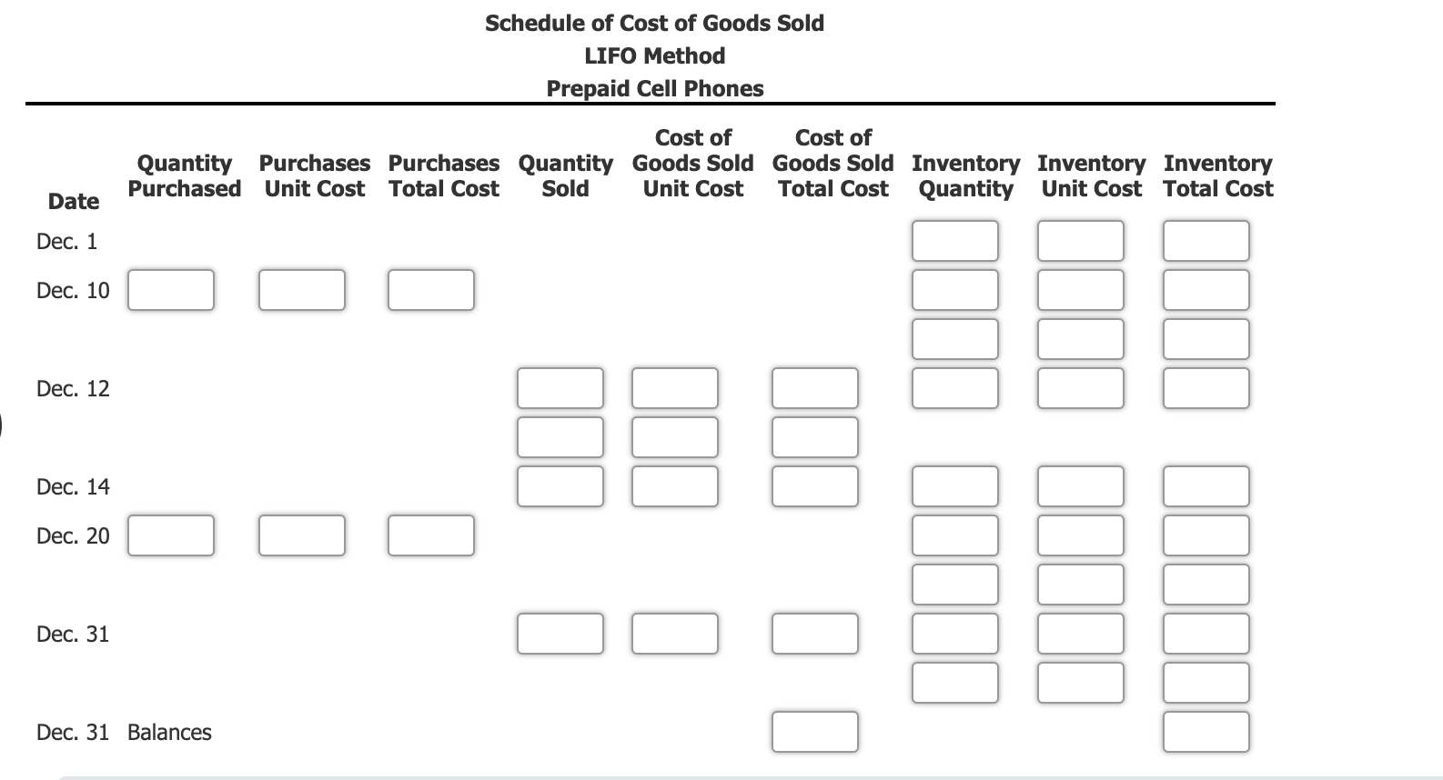 DVD players are as follows: November 1 Inventory 49 units at $72