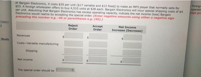 foreign operati sign pr At Bargain Electronics, it costs $29 per