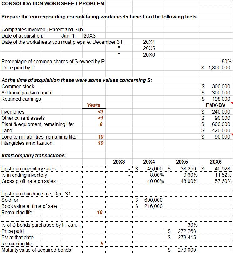 How do I complete the below worksheets for 20x4-20x6 based on