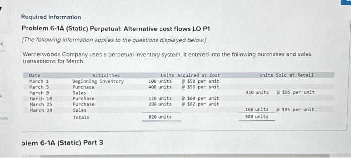  Compute the cost assigned to ending inventory using weighted average. Note: