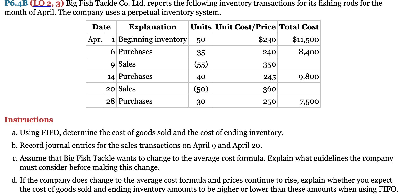 Could you please help me with this one question below a)-d) please.