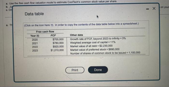 plz soon Data table (Click on the icon here p in order