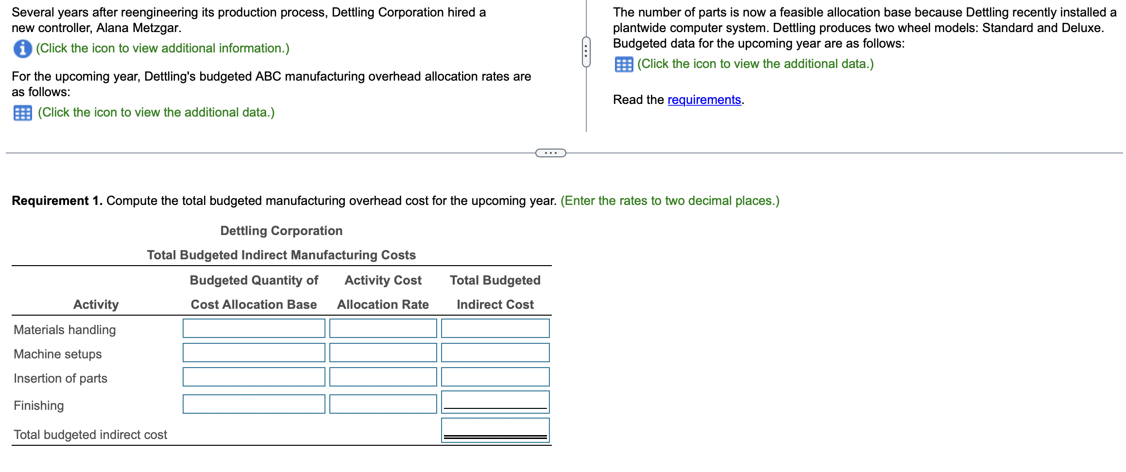 hired a new controller, Alana Metzgar. (Click the icon to view additional
