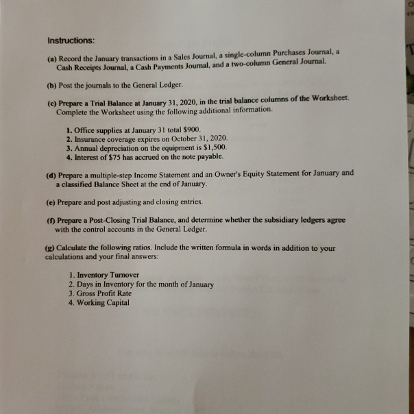 provided by your instructor to work this project.) Polaris Company uses a