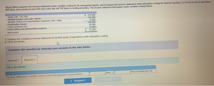 external reporting For its first month of operations, 400 bikes were produced