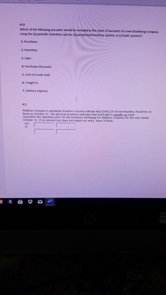 following data for a business with a periodic inventory system, determine the