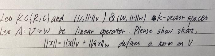  Leo kefkell and lilly ) & w, llw) Ak-vector spaces. 2