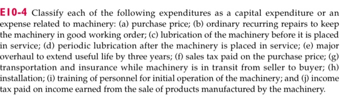  before solving the question, please explain the differences between capital expenditure