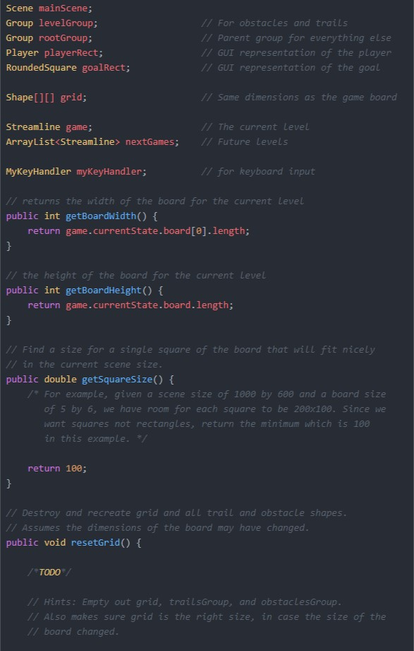 import java.util.List; import javafx.animation.*; import javafx.animation.PathTransition.*; import javafx.application.Application; import javafx.event.EventHandler; import javafx.event.ActionEvent;
