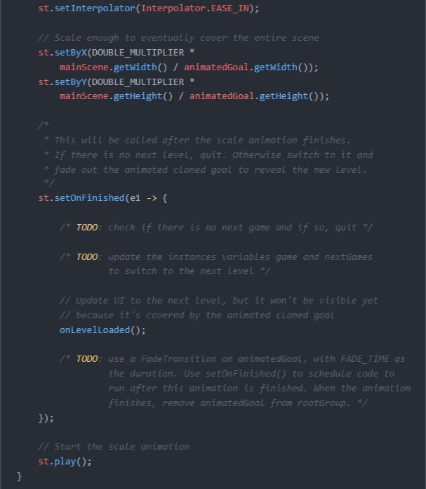 SCENE-HEIGHT = 600; static final String TITLE "CSE 8b Streamline GUI"; static