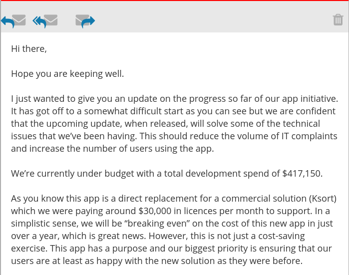18% 34% %81 Digital Administration Operations Contact Centre Other Number of App