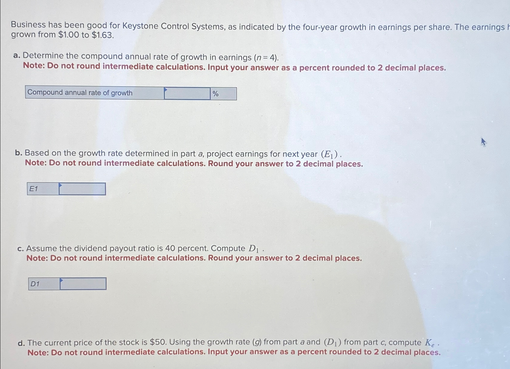  Business has been good for Keystone Control Systems, as indicated by