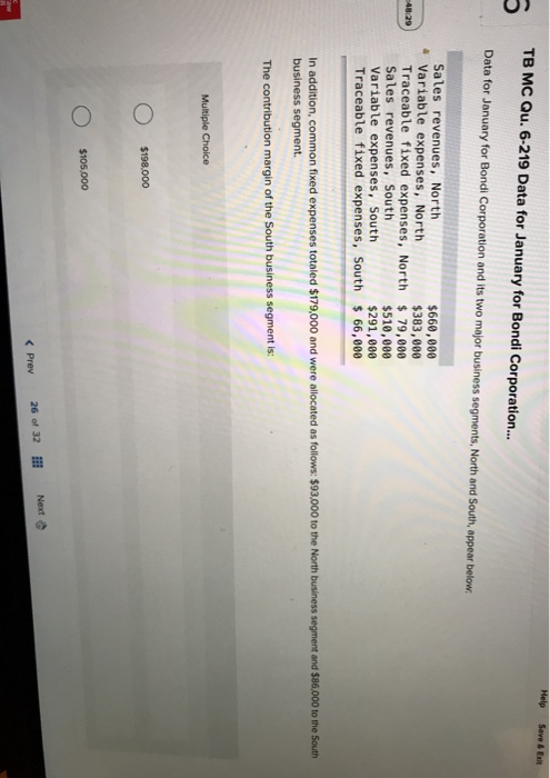  Help Save & 5 TB MC Qu. 6-219 Data for January